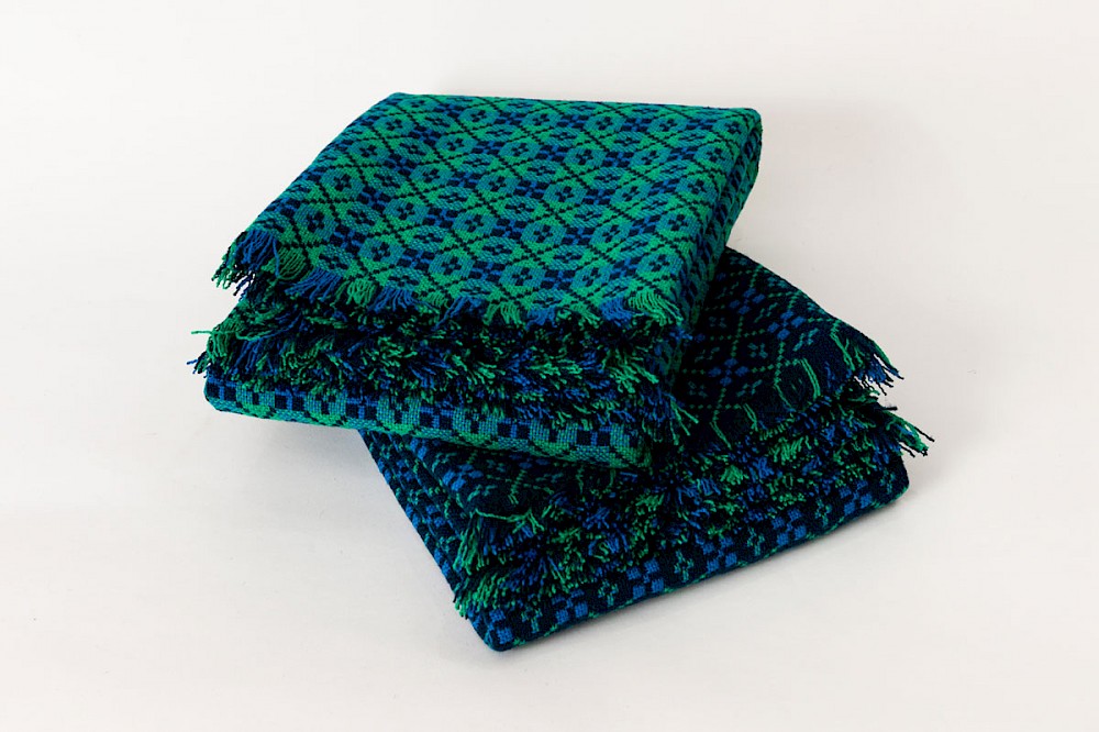 Navy Green - Welsh Tapestry (X10)