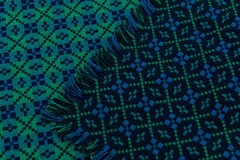 Navy Green - Welsh Tapestry (X10)
