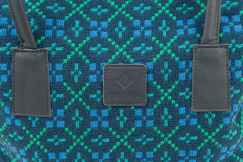 Navy Green - Welsh Tapestry Overnight Bag (X10)