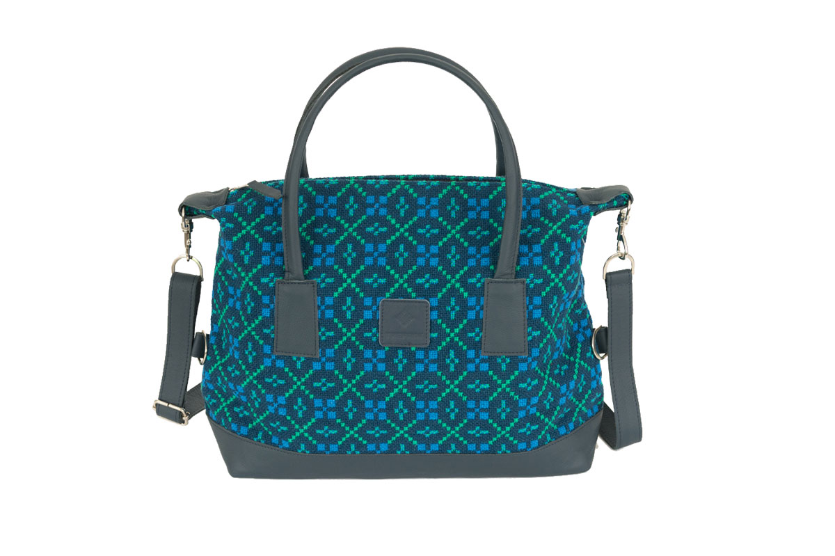 Navy Green - Welsh Tapestry Overnight Bag (X10)